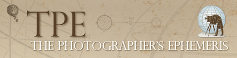 The Photographer's Ephemeris Logo
